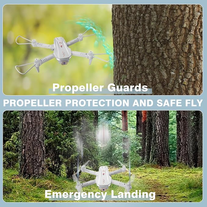 Mini Drone for Kids,Drones with Camera for Adults,Kids Drone with Gesture Control, One Key Start/Land, 3D Flips, Waypoints Fly, Headless Mode, 1080P HD FPV Foldable RC Quadcopter Toys Gifts for Boys