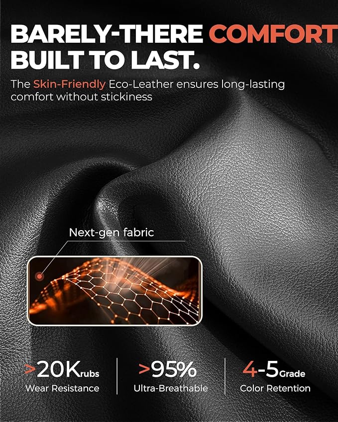 GTPLAYER Gaming Chair with Footrest, Big and Tall Game Chair 350lb Racing Style Computer Chair, Ergonomic Executive Office Chair High Back with Lumbar Support and Recliner, White