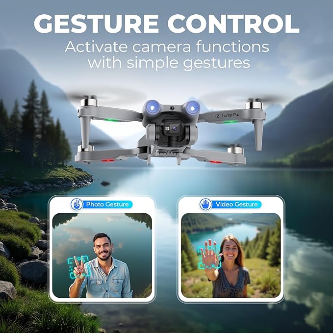 Contixo F21 Pro Drone with Dual Camera, 30 Min Flight Time With 2 Batteries, 4.3" Screen Remote, Obstacle Avoidance, Optical Flow Hover, 2.4GHz FPV, Altitude Hold, 3D Flip Drones For Adult Teenager