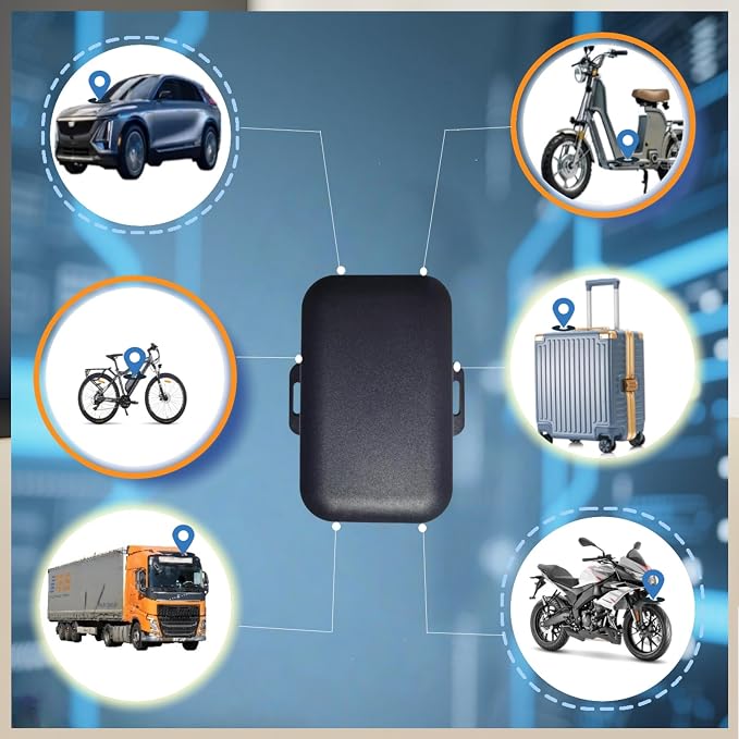 10 Years Long Life Battery GPS Tracker Item Finder, find car in Parking lot, no Subscription for Vehicles car ebike Truck Luggage School Bag Asset(iPhone)