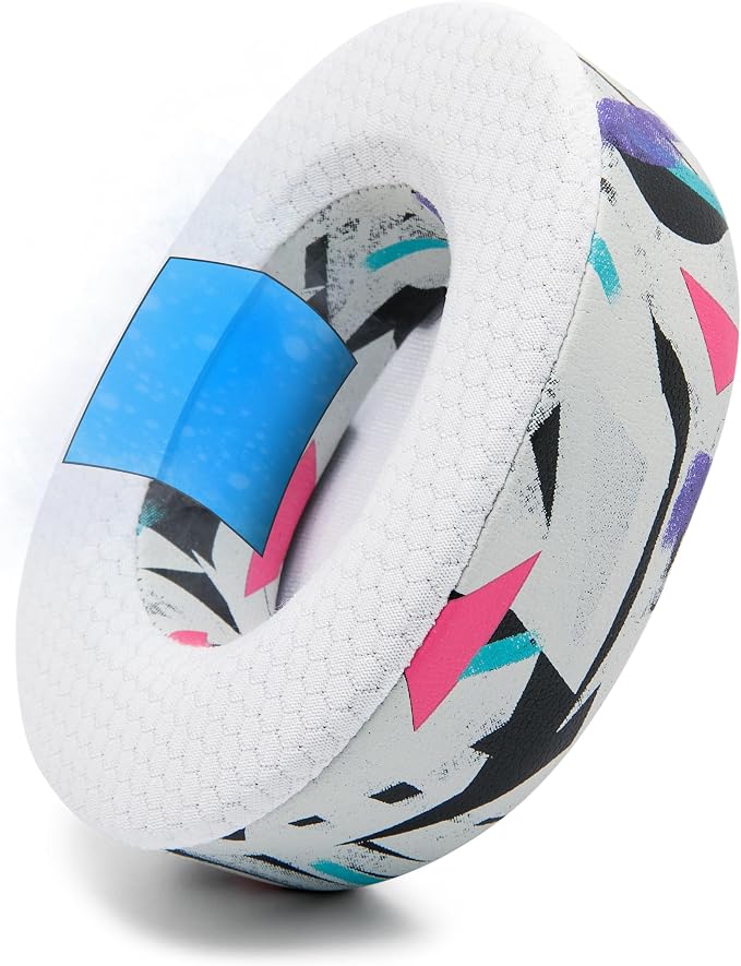 WC Modkit V2 Nova Pro Wireless, Pro Omni, & Elite - Gel Earpads, Extra-Wide Headband, & Side Plates for Arctis Nova Pro Wireless, Nova Elite & Nova Pro Omni by Wicked Cushions | 90's White