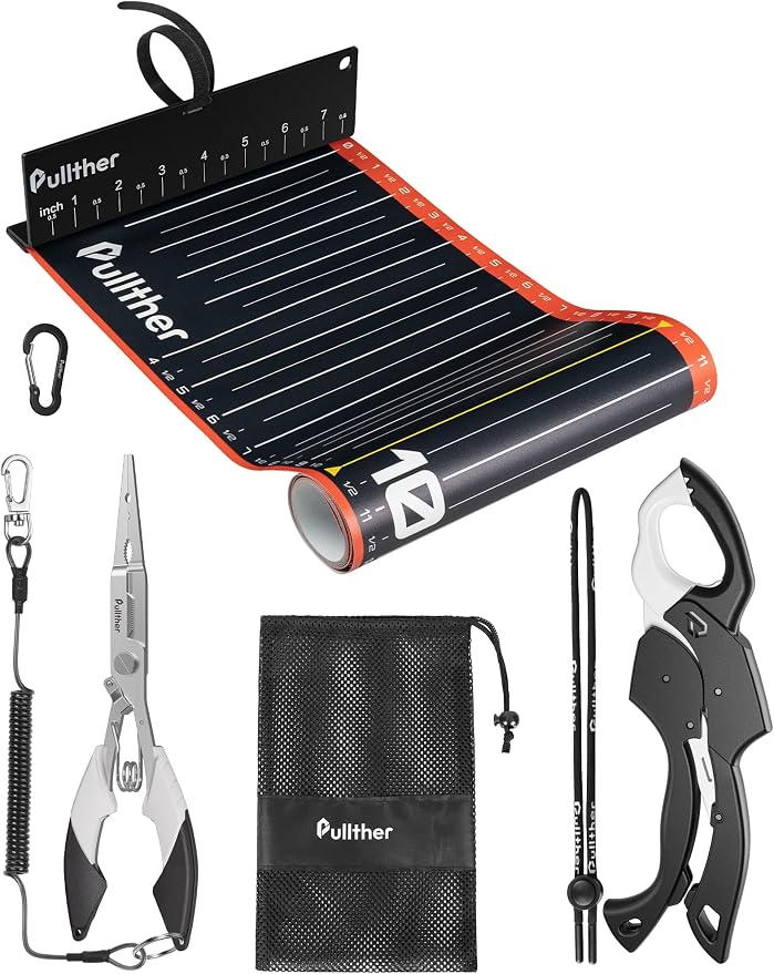 Fishing Tool Kit,53in Fish Ruler,Fishing Gear,Fishing Gifts for Men