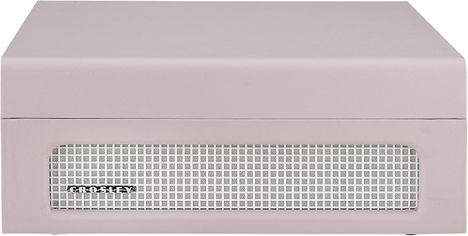 Crosley CR8017B-AM Voyager Vintage Portable Vinyl Record Player Turntable with Bluetooth in/Out and Built-in Speakers, Amethyst