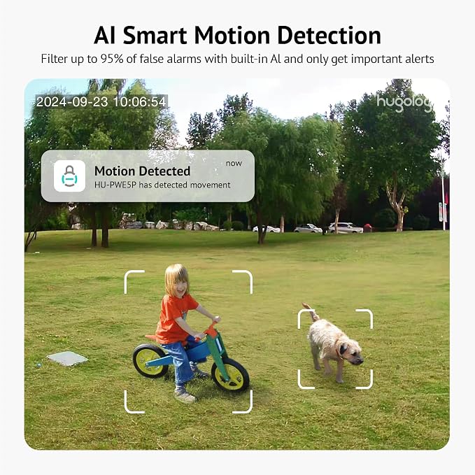 Hugolog 3K 5MP Outdoor Indoor Security Cameras for Home Security, Home Camera with Starlight Color Night Vision,Built-in Spotlight,Motion Detection,2-Way Talk,US Cloud & Local Storage,Works with Alexa