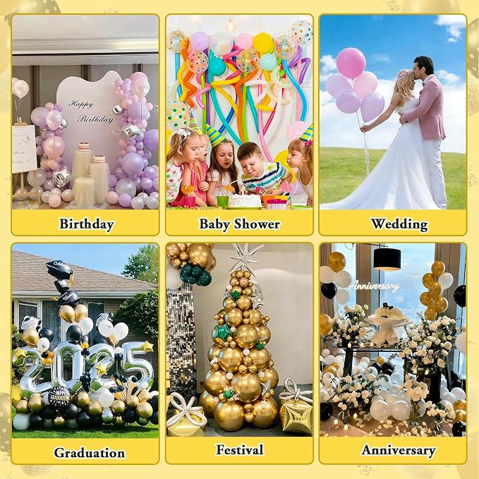 IDAODAN Electric Balloon Pump, Portable Electric Balloon Blower Machine Inflator Air Pump for Party Decorations