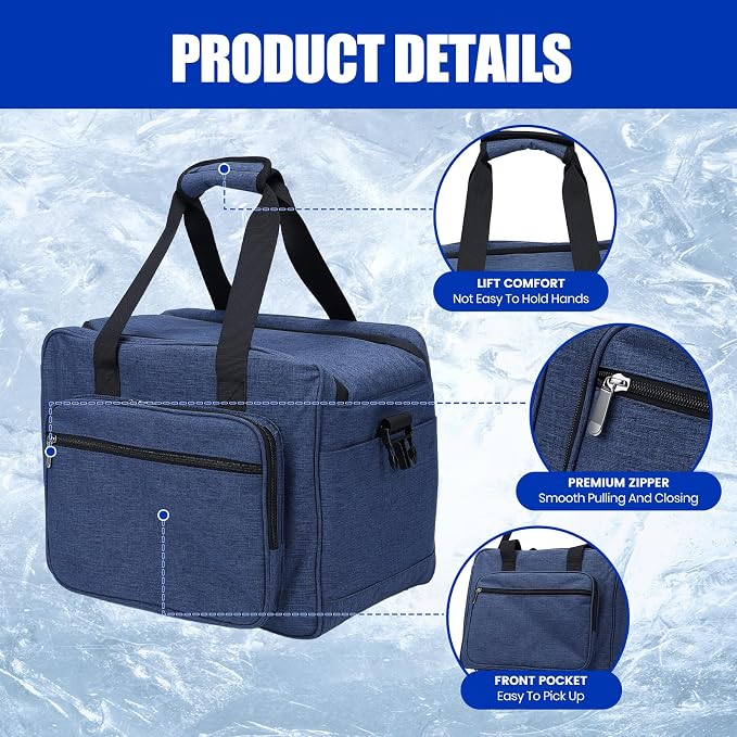 Electric Cooler for Car, Portable 25L Electric Cooler Outdoor Heating Food Warmer Bag Car Cooler Bag Soft Cooling for Camping Beach Travel Car, Car Cooler Plug in