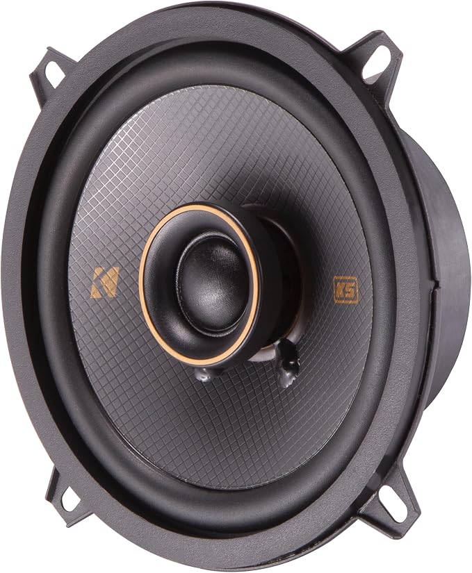 KICKER 51KSC504 KS-Series 5.25" Coaxial Speakers with .75" tweeters, 4-Ohm, Pair