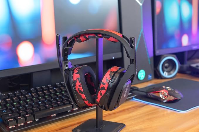 WC Mod Kit A50 - Cooling Gel Earpads + Headband Replacement for Astro A50 Gen 4, Gen 5 & A50X by Wicked Cushions | Enhanced Comfort, Cooling & Durability | Red Camo