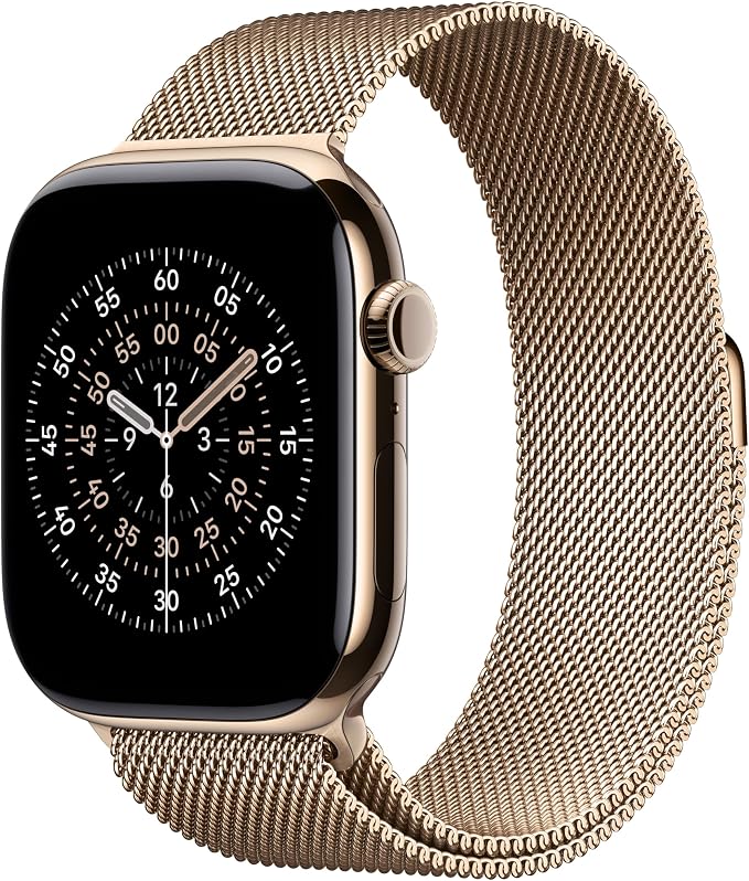 Apple Watch Band - Milanese Loop - 46mm - Gold - M/L