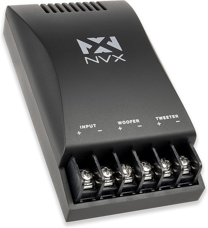 NVX VSP525KIT 750W Peak (250W RMS) 5.25" V-Series 2-Way Component Speaker System with 25mm Silk Dome Tweeters