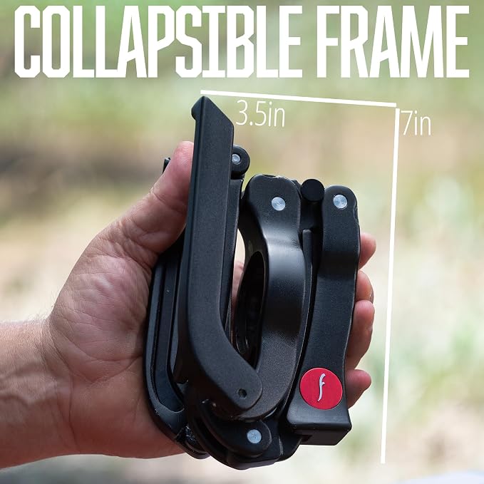 Flair 2GO: Portable, Collapsible Lever Espresso Machine for 9BAR Espresso Anywhere (Grounds Model)