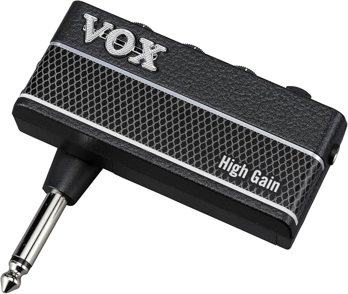Vox amPlug 3 High Gain Headphone Guitar Amplifier w/ 2 Channels, Stereo Effects, Built-in Rhythms, and Aux in Jack