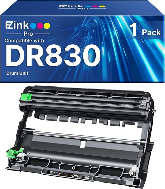 DR830 Drum Unit Compatible Replacement for Brother DR830 Drum Unit DR-830 TN830 TN-830 Drum Unit to use with HL-L2460DW DCP-L2640DW HL-L2480DW HL-L2400D HL-L2405W MFC-L2820DW Printer (Not Toner)