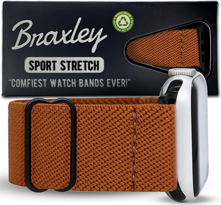 Braxley Bands for Apple Watches - Stretchy and Washable - Adjustable with Apple Watch Bands for Women & Men - Compatible with Apple Watch Series SE Ultra 9 8 7 6 5 4 3 2 1