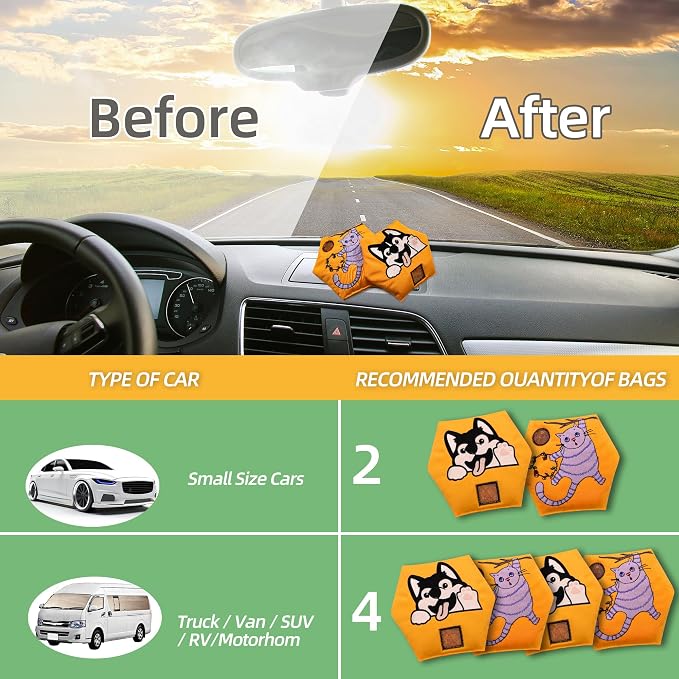 Wisesorb 600g 2pcs Rechargeable Desiccant Packs for Storage, Color Indicating Silica Gel Packets Moisture Absorbers with Transparent Window, Reusable Dehumidifier Bags for Gun Safe Closet Basement Car