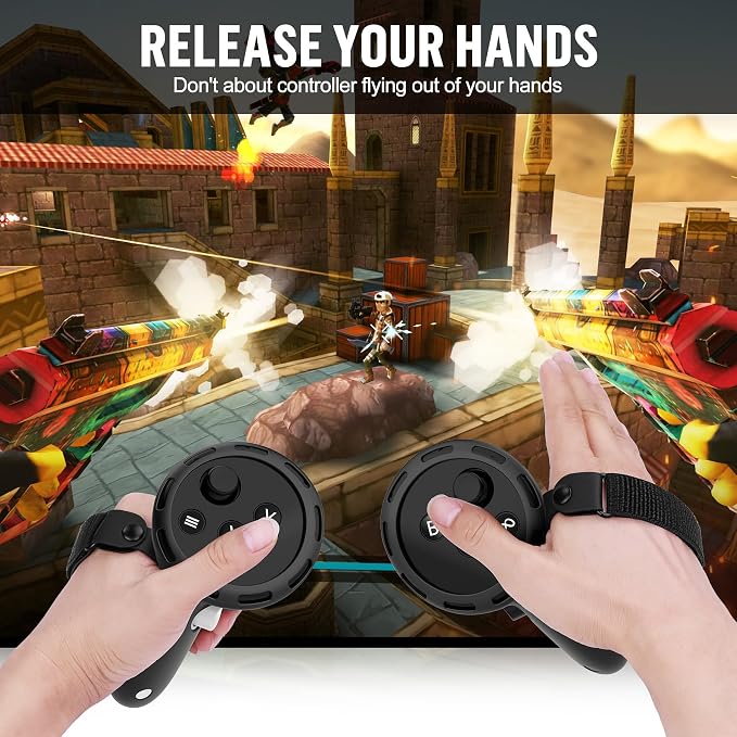 Silicone Cover Set Compatible with Meta/Oculus Quest 3s Accessories, Silicone Face Cover, Controller Grip Cover, Camera Lens Protector, VR Shell Cover, Protective Lens Cover, Not Fit Quest 3