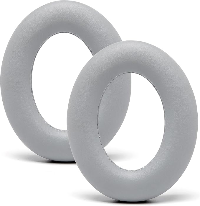 WC Wicked Cushions Upgraded Replacement Ear Pads for Bose 700 Noise Cancelling Headphones (NC700) - Softer PU Leather, Luxurious Memory Foam, Added Thickness, Extra Durable Ear Cushions | (Silver)