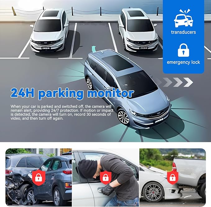 4K DashCam for Cars,4 Channel Car Dash Cam Front and Rear Inside with Voice Control,5G WiFi GPS, Night Vision, G Sensor, WDR, 24/7 Parking Mode Loop Recording ，Dash Camera with Free 128G Card Gray
