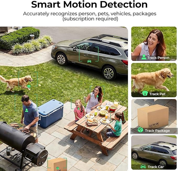 Security Cameras Wireless Outdoor 2K Solar Powered WiFi Cameras for Home Security,AI Motion Detection,Siren Alarm,Spotlight Color Night Vision,2-Way Audio,SD/Cloud Storage (2 Solar Cams)