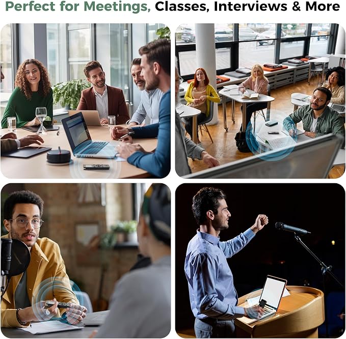 AI Digital Voice Recorder 128GB: AI Transcribe & Summarize Note Taker, Voice Activated Recorder with Playback, Portable Audio Recorder & Tape Recorder for Meetings Lectures, OTG Support