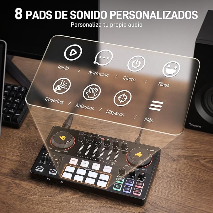 MAONO Podcast Equipment Bundle-XLR USB Podcast Recording Mic kit(PD300XT+E2 Gen2+XLR-180)