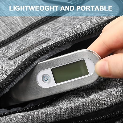 Luggage Weight Scale, 1pcs Portable Scale Digital LCD Display 110lb/50kg Electronic Luggage Hanging Suitcase Travel Weighs Baggage Bag Weight Balance,for Travel(Scale A)