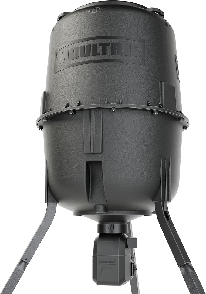 Moultrie 250 Lb Pro Hunter III Directional Feeder - Deer & Fish Pond, Bluetooth App Control, 10 Daily Feed Times, MFG-15105