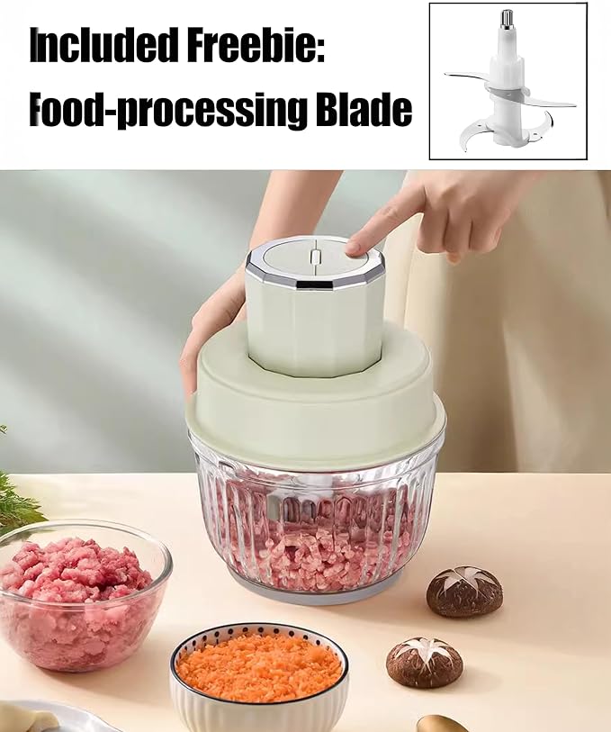 Professional Electric Garlic Peeler | 2026 Automatic Garlic Peeling Machine| 300W Instant Skin removal | 2.2L Large Volume | Can be used for food processing (blade included) | Designed in USA