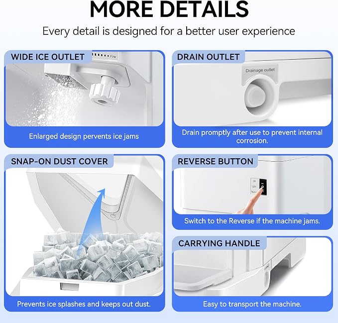 Electric Ice Shaver, 250W Shaved Ice Machine, Thickness Adjustable Ice Shaving Machine 265LBs/hr Rotate Speed & Strong Power Snow Cone Machine for Home and Parties Events Snack Bar(2.6Qt)