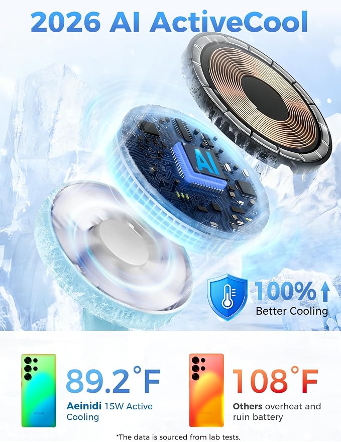 Magnetic Wireless Charger for Samsung, 3 in 1 Super Fast Charging Station Compatible with MagSafe, Phone Charger Stand for Samsung Galaxy S26 Ultra S25 Z Fold/Flip 7, Watch Ultra 8 7 6, Buds 4/3 Pro