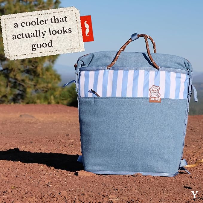 Don Coolio Pack - Insulated Backpack Cooler, 36 Can Soft Cooler Bag, 20L Capacity Hands Free, Leakproof & Waterproof, Portable for Beach, Travel, Camping & Hiking