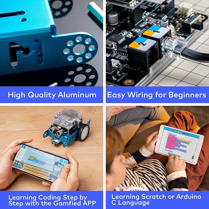 Makeblock Bundle of mBot STEM Projects for Kids Ages 8-12 with Dongle