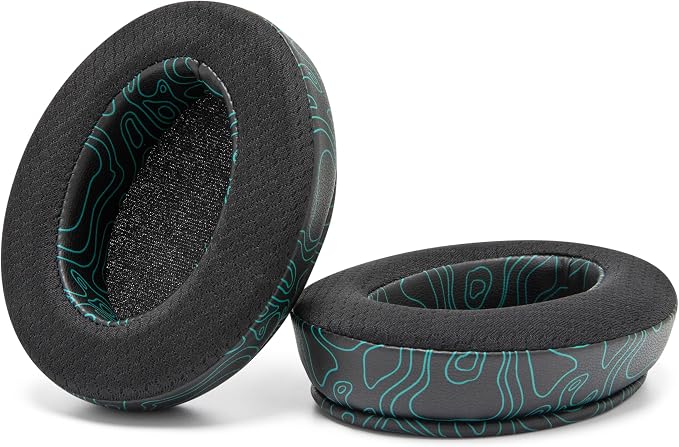 WC Freeze for Arctis Nova - Hybrid Fabric Cooling Gel Replacement Earpads for Arctis Nova Pro Wired, Nova 7, 5, 4, 3, 1 - Made by Wicked Cushions (Does Not Fit Nova Pro Wireless) | Midnight FrankP