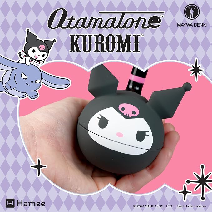 Otamatone Sanrio Kuromi Electronic Portable Music Instrument / Synthesizer Toy from Japan by Maywa Denki (Officially Licensed Hello Kitty and Friends) [English Instructions]