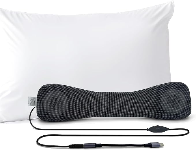 Somnus - Wired Pillow Speaker for Sleeping, USB C & Aux Support, Sleep Headphones, Volume Control, Audio Books and Podcasts, Slumber Music Pillow, for iphone16-15&Samsung.