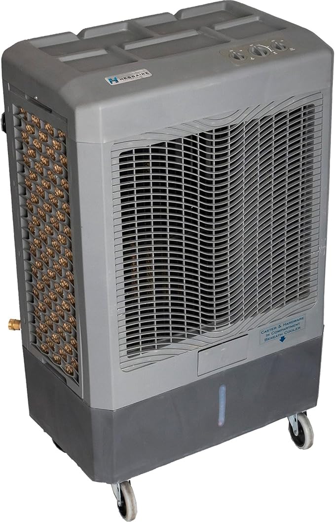 Hessaire 5300 CFM 3-Speed Portable Evaporative Cooler (Swamp Cooler) for 1600 square feet