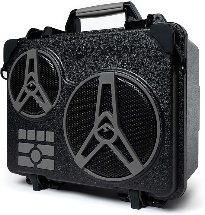 ECOXGEAR: EcoJourney Bluetooth Speaker with Dry Storage 50+ Hours of Playtime 100% Waterproof IP67 Rugged and Loud(Gray)
