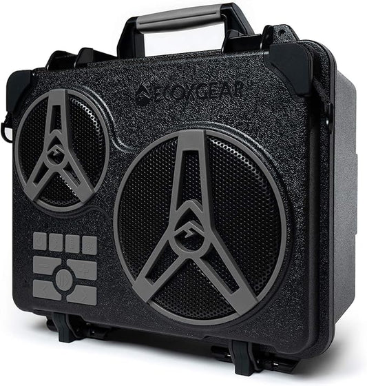 ECOXGEAR: EcoJourney Bluetooth Speaker with Dry Storage 50+ Hours of Playtime 100% Waterproof IP67 Rugged and Loud(Gray)