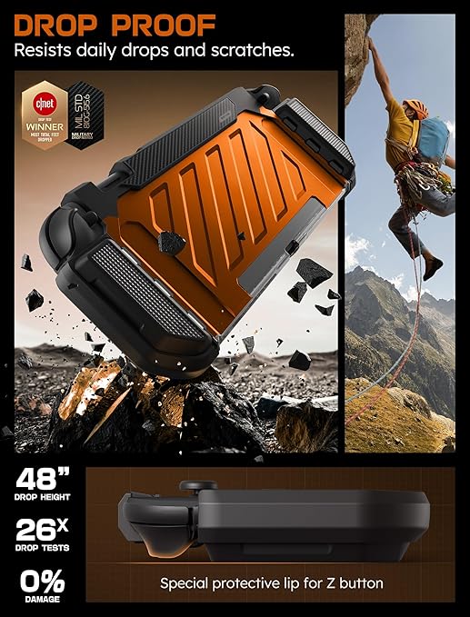 SUPCASE Unicorn Beetle Pro Case for Nintendo Switch 2 2025, [Military-Grade Protection] [Joy Con Remove Friendly] Dockable Integrated Cover Accessories Compatible with Switch 2, Coral