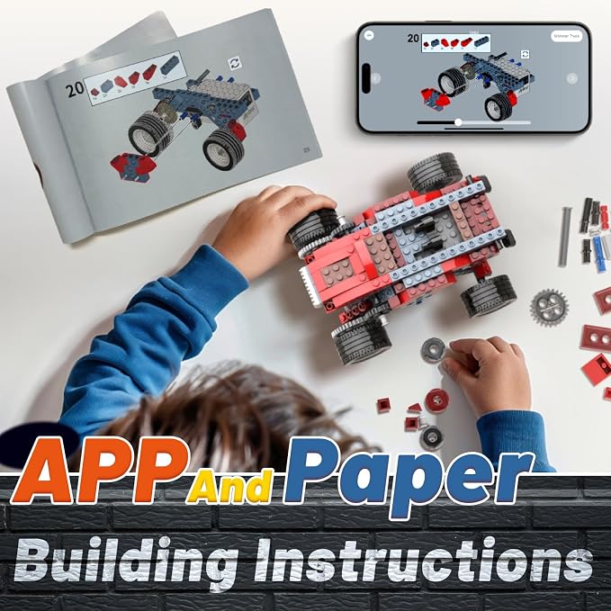 Apitor Robot J 6-in-1 Programmable STEM Learning Toy and Robot B 8-in-1 Electronic STEM Kits