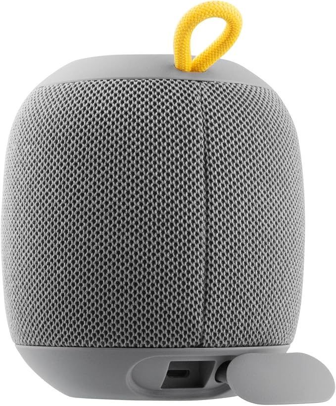 UE WONDERBOOM Super Portable Waterproof Bluetooth Speaker (Stone Grey) (Renewed)