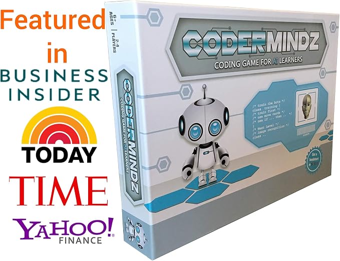 CoderBunnyz Ultimate AI ChatGPT Bundle - NBC Featured: First Ever Game for Boys and Girls Age 6+ that Teaches Artificial Intelligence and Computer Programming Through Fun Robot and Neural Adventure