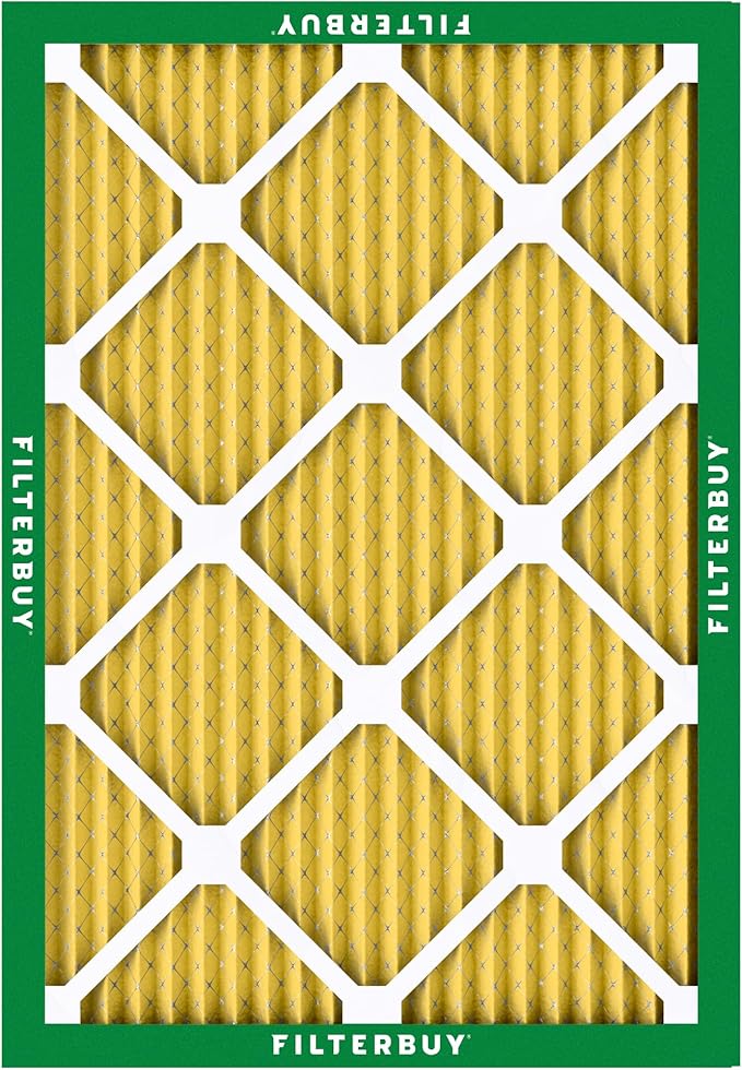 Filterbuy 21.5x23.5x1 Air Filter MERV 11 Superior Pet & Allergy Defense (3-Pack), Electrostatic Pleated HVAC AC Furnace Filters Replacement for Bryant and Carrier (Actual Size: 21.50 x 23.50 x 0.75)