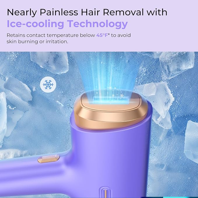 IPL Laser Hair Removal Device for Women and Men, 21J Energy