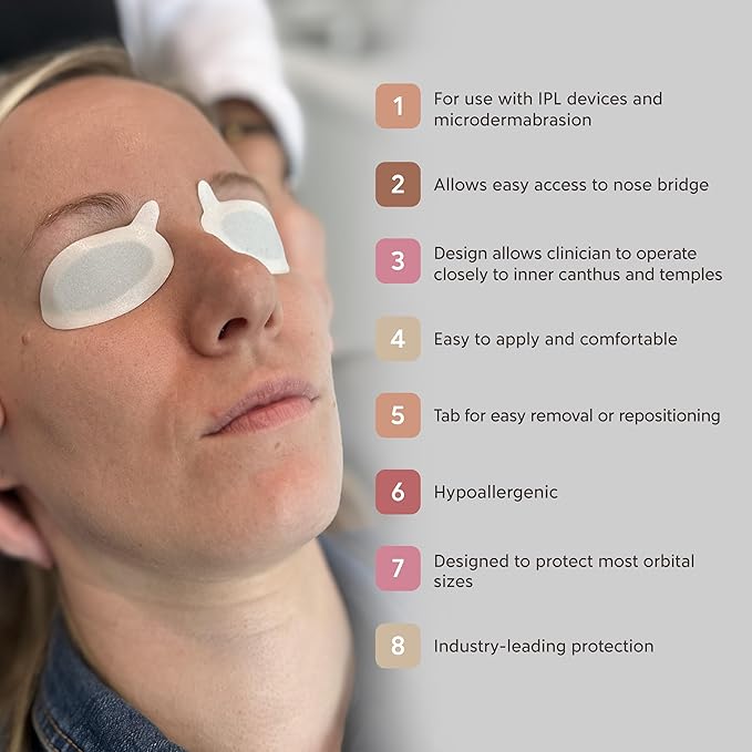 IPL-AID: Disposable Eye Shield for Safe IPL Treatment. Protect Your Eyes with Precision and Comfort
