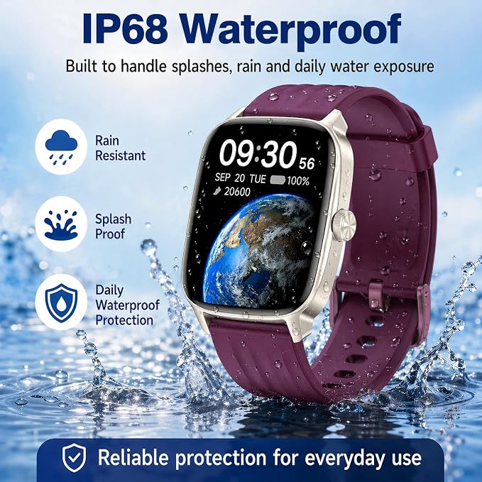 Stiive Pedometer Watch Senior Friendly No App/Phone Required, Waterproof Fitness Tracker Watch with Step Counter Calories/Sleep Tracker for Walking Running for Men Women