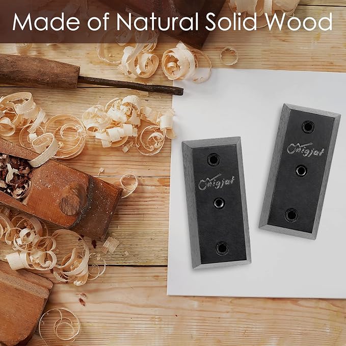 SNIGJAT Guitar Wall Mount 2 Pack, Guitar Hanger Wall Hook Holder Stand with Screws, Hardwood Mount Hanger for Acoustic Bass,Banjo, Mandolin Guitar, Bass, Banjo, Mandolin