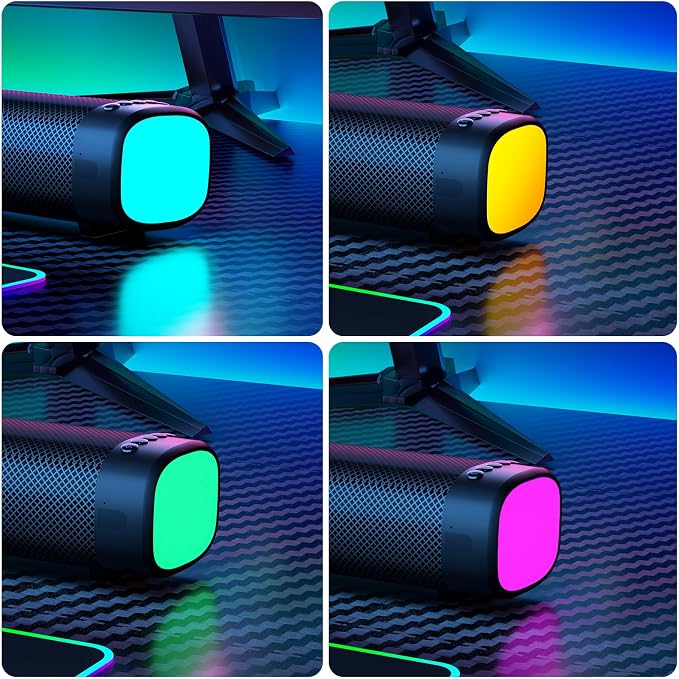Sound Bar for Smart TV, 100W Sound Bar with 3 Dynamic RGB Lights,Bluetooth 5.3, ARC/Opt/AUX Connect, Dynamic Volume 3 Equalizer Modes,2 in 1 Detachable Soundbar for TV/PC/Gaming/Projectors