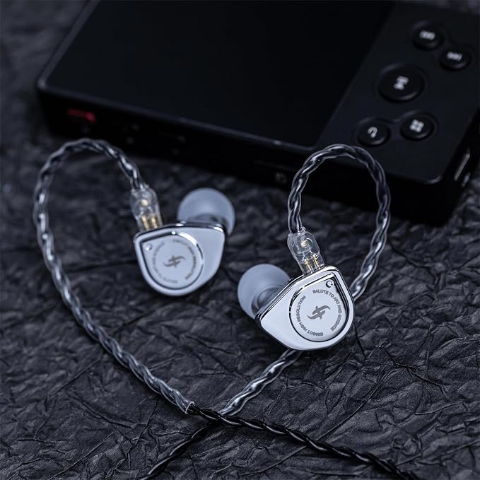 Linsoul SIMGOT EW200 10mm SCP Diaphragm Dynamic Driver in-Ear Earphones with All Metal Body, Detachable 0.78mm 2pin Silver-Plated OFC Cable for Audiophiles Musicians (EW200 DSP)