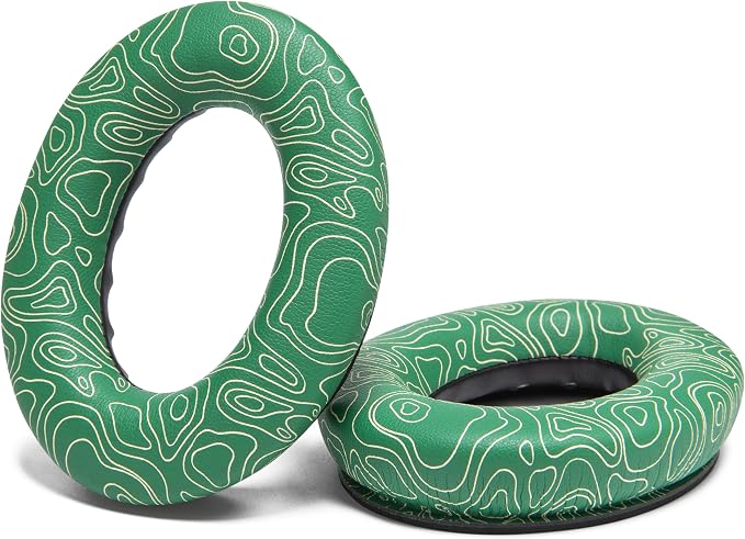 WC Wicked Cushions Upgraded Replacement Ear Pads for Bose QC35 & QC35ii (QuietComfort 35) Headphones & More - Softer Leather, Luxurious Memory Foam, Added Thickness, Extra Durability | Emerald Tide